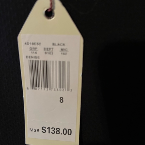 Max Studio MSSP Embroidered Sequined Black Cocktail Dress. Size 8  NWT - Picture 5 of 8